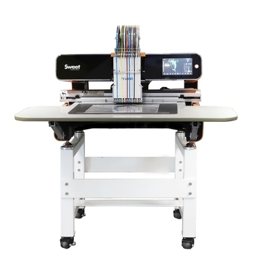 Home Use SINGLE 9 TOP COLOR SEQUINNING MACHINE SMALL EMBROIDERY BROTHER PUNCH MACHINE FOR GARMENT