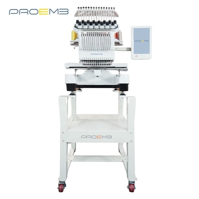 Free Shipping Cap/T-shirt/flat/3D/sequin/cording/beading embroidery PROEMB service best flat embroidery machine computerized embroidery machine single head embroidery machine