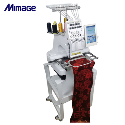 Cheapest Single Head Mimage Monogram Machine Automated Embroidery Hat/T-shirt/Flat/3D/Towel/Leather/Jacket Embroidery Machine For Sale